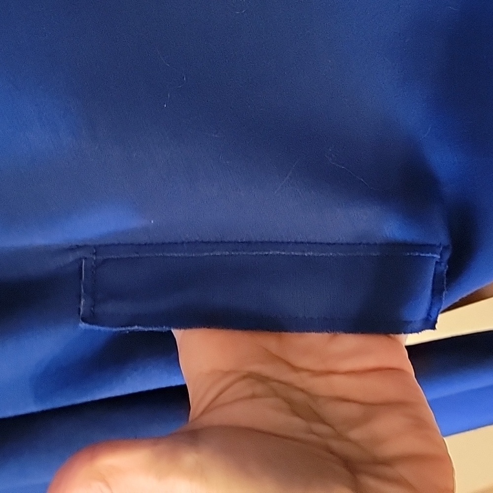 Elegant Blue Women's Coat - Picture 3 of 7
